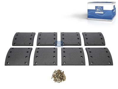 Juego de balatas de freno, freno de tambor