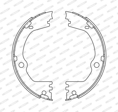 BREMSBACKENSATZ FERODO FSB4343