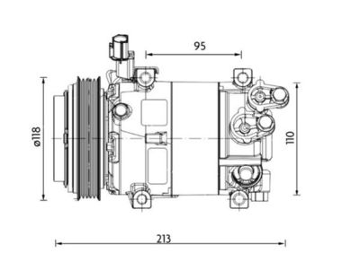 Compressor, air conditioning ACP 1468 000P