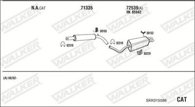 SISTEM DE ESAPAMENT WALKER SKK015586