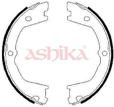 комплект спирачна челюст ASHIKA