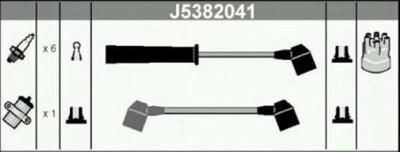 Комплект проводов зажигания NIPPARTS J5382041 для TOYOTA 4 RUNNER
