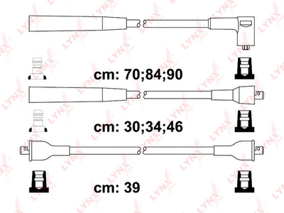 Комплект проводов зажигания LYNXauto SPC5113 для MAZDA MPV