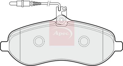 APEC Brake Pad Set, disc brake PAD1539