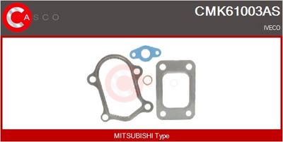 SET MONTAJ TURBOCOMPRESOR CASCO CMK61003AS