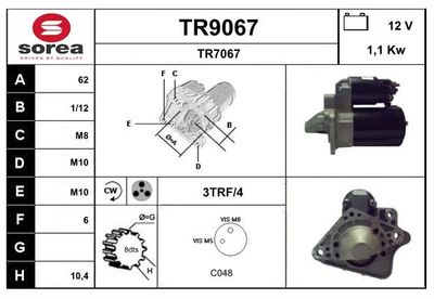 STARTER SNRA TR9067