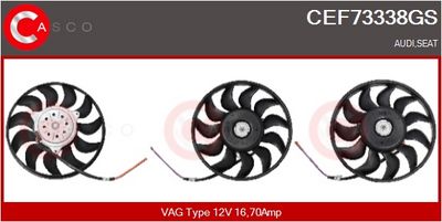 VENTILATOR RADIATOR CASCO CEF73338GS