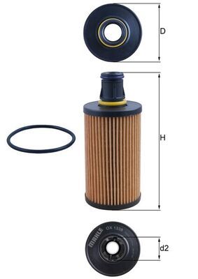 Filtr oleju KNECHT OX 1338D