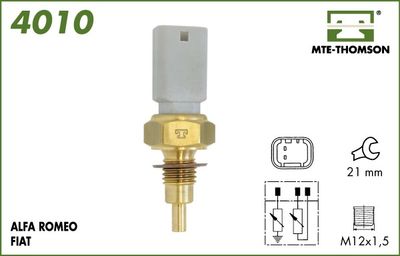 MTE-THOMSON 4010 Датчик включения вентилятора  для FIAT ALBEA (Фиат Албеа)