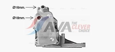 RADIATOR ULEI ULEI MOTOR AVA Clever Choice FD3684H 1