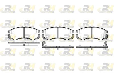 Комплект тормозных колодок, дисковый тормоз ROADHOUSE 2425.02 для ISUZU TROOPER