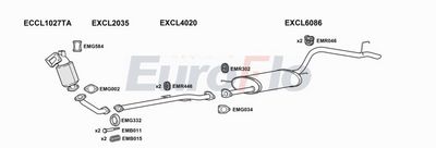 Układ wydechowy EUROFLO CLL2025D8043A00
