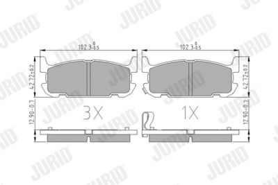 SET PLACUTE FRANA FRANA DISC