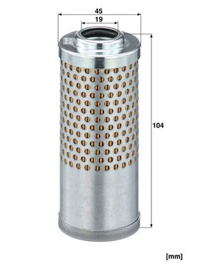 Hydraulisch filter (patroon) past: CATERPILLAR 301.6C, 301.8C