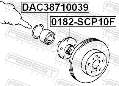 Wheel Bearing DAC38710039