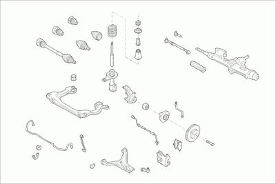 SUSPENSIE ROATA LEMFÖRDER AUDI80B4FL030
