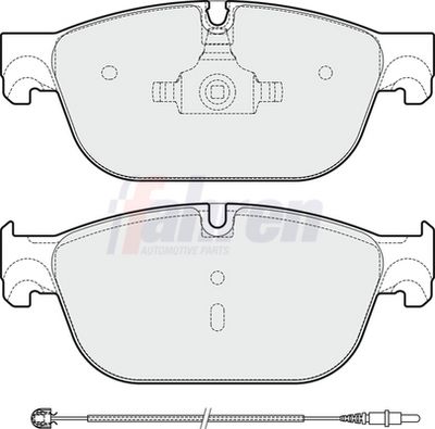 Fahren Brake Pad Set, disc brake FBP3713