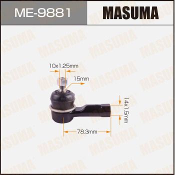 Наконечник поперечной рулевой тяги MASUMA ME-9881 для MITSUBISHI OUTLANDER