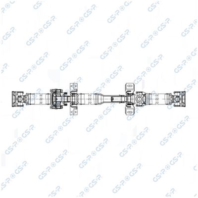 Propshaft, axle drive