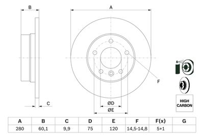 DISC FRANA BOSCH 0986478561 4