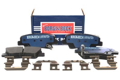 комплект спирачно феродо, дискови спирачки BORG & BECK BBP2323
