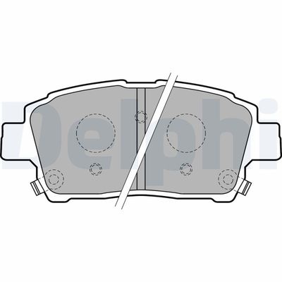 Brake Pad Set, disc brake LP1742