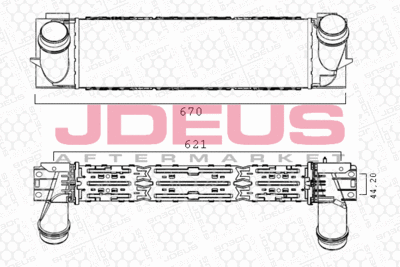 LADELUFTKüHLER JDEUS M805069A