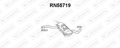 Предглушитель выхлопных газов VENEPORTE RN55719 для RENAULT SAFRANE