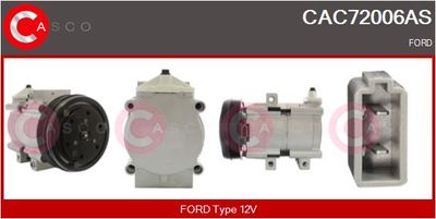 CASCO Compressor, airconditioning Brand New HQ (CAC72006AS)