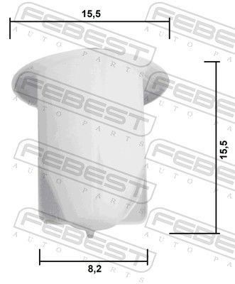 CLIPS ACOPERIRE DECORATIVA SI PROTECTIE FEBEST 88570219 1