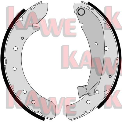 Комплект тормозных колодок KAWE 07120 для FIAT 124