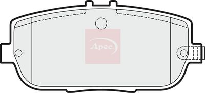 APEC Brake Pad Set, disc brake PAD1499