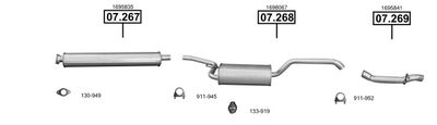 Изпускателна система ASMET FO072991