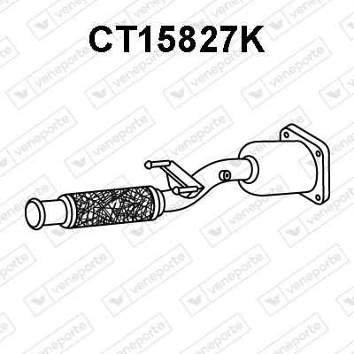 Катализатор VENEPORTE CT15827K для LANCIA PHEDRA