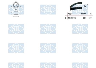 SET CUREA DE DISTRIBUTIE Saleri SIL TK1224 1