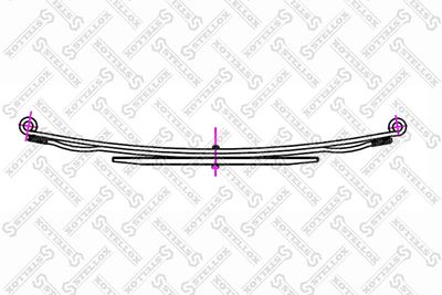 комплект пружини STELLOX 12-00010-SX