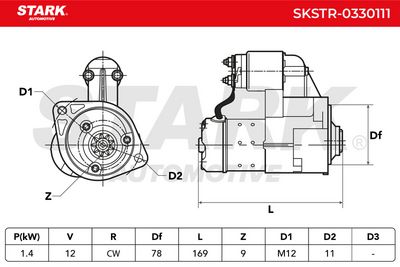 стартер STARK SKSTR-0330111