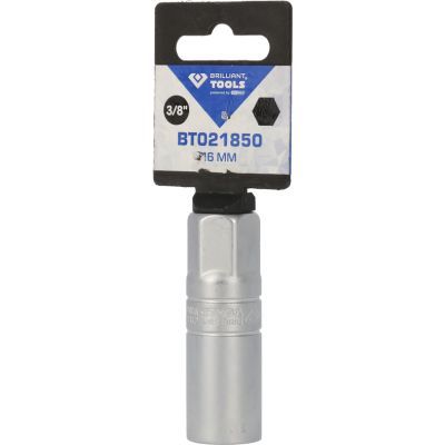 Brilliant Tools BT021850 Nástrčný ořech na zapalovací svíčky 3/8", 16 mm