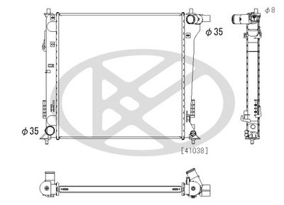 Radiator, racire motor Koyorad PL813471