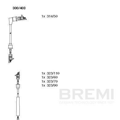 SET CABLAJ APRINDER BREMI 300403