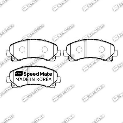 Комплект тормозных колодок, дисковый тормоз SpeedMate SM-BPJ244 для ISUZU D-MAX