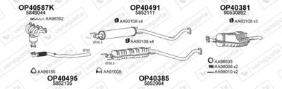 ABGASANLAGE VENEPORTE 400077