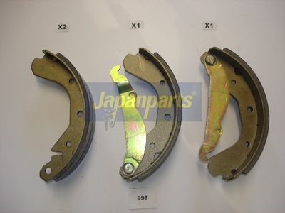 JAPANPARTS Stabdžių trinkelių komplektas