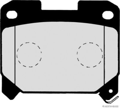 SET PLACUTE FRANA FRANA DISC Herth+Buss Jakoparts J3612015 1