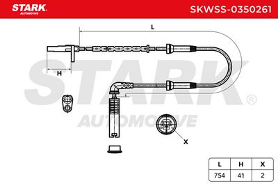 датчик, обороти на колелото STARK SKWSS-0350261