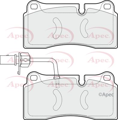 Brake Pad Set APEC PAD1613