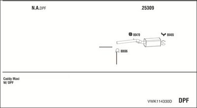 SISTEM DE ESAPAMENT WALKER VWK114330D