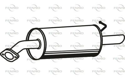 FENNO P7003 Глушитель выхлопных газов  для LEXUS RX (Лексус Рx)