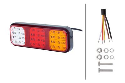 Achterlicht Links/Rechts (LED, 12/24V, met indicator, achteruitrijlicht, met stoplicht, parkeerlicht)