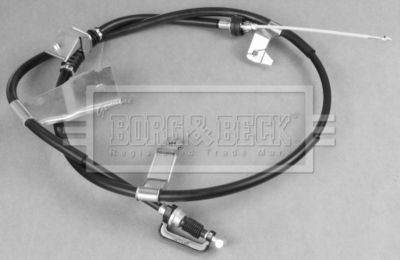 Тросик, cтояночный тормоз BORG & BECK BKB3566 для ISUZU D-MAX